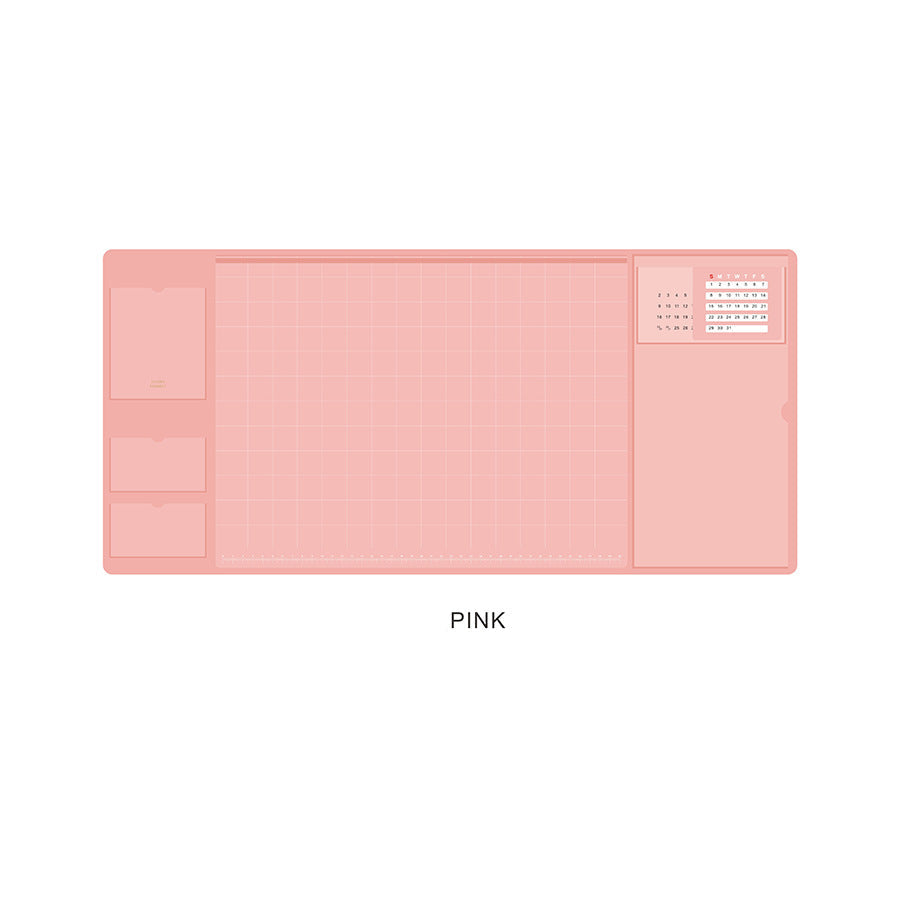 2-in-1 XXL Desk Organizer | Large PU Leather Mouse Pad & Writing Mat