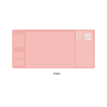 2-in-1 XXL Desk Organizer | Large PU Leather Mouse Pad & Writing Mat