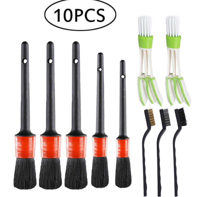Professional Car Detailing Brush - Soft Bristle Interior & Exterior Kit