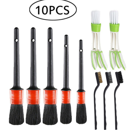 Professional Car Detailing Brush - Soft Bristle Interior & Exterior Kit