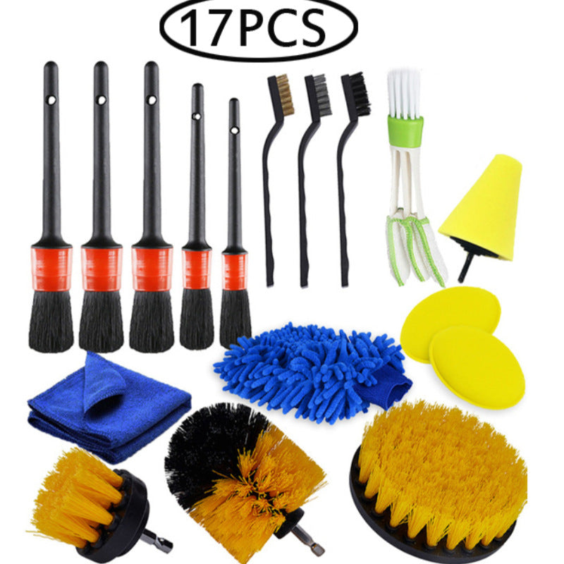 Premium Detailer Brush | Soft-Bristle Car Cleaning Tool