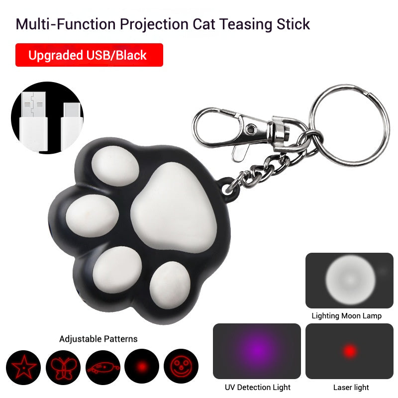 ⚡ Smart Interactive Training Pointer | 5-Pattern Laser for Pets 🐾