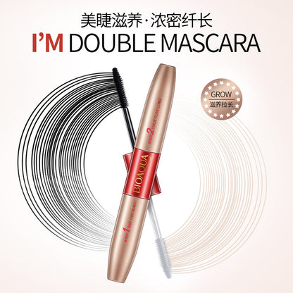 BIOAQUA 2-in-1 Double-Ended Mascara – Volumizing & Lengthening (10g)
