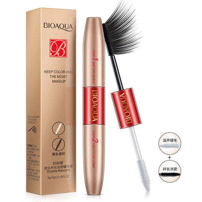 BIOAQUA 2-in-1 Double-Ended Mascara – Volumizing & Lengthening (10g)