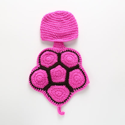 Handcrafted Woolen Baby Turtle Cape – Soft Crochet Keepsake & Photography Prop