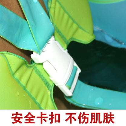 Baby Pool Float with Sun Canopy | Anti-Flip Swim Trainer for Infants