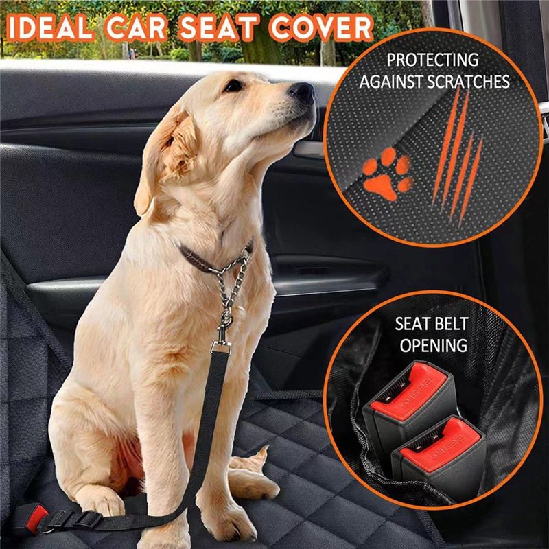 🛡️ Premium Dog Car Seat Protector | Heavy-Duty 600D Oxford & Non-Slip Base 🐕
