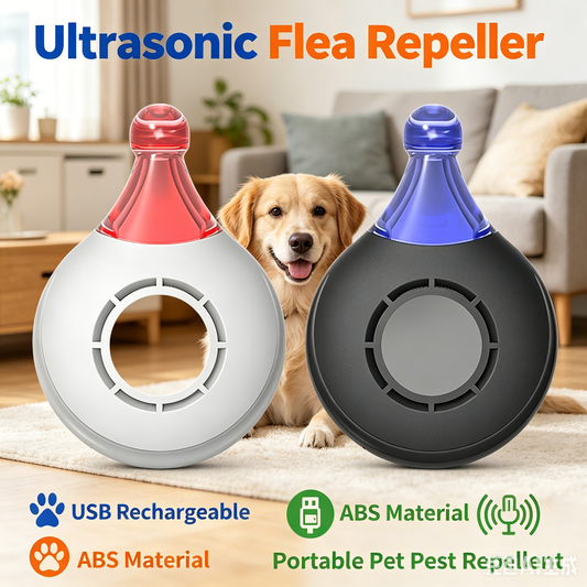 🛡️ Advanced Ultrasonic Pest Repeller | USB Rechargeable | 8-Band Intelligent Frequency
