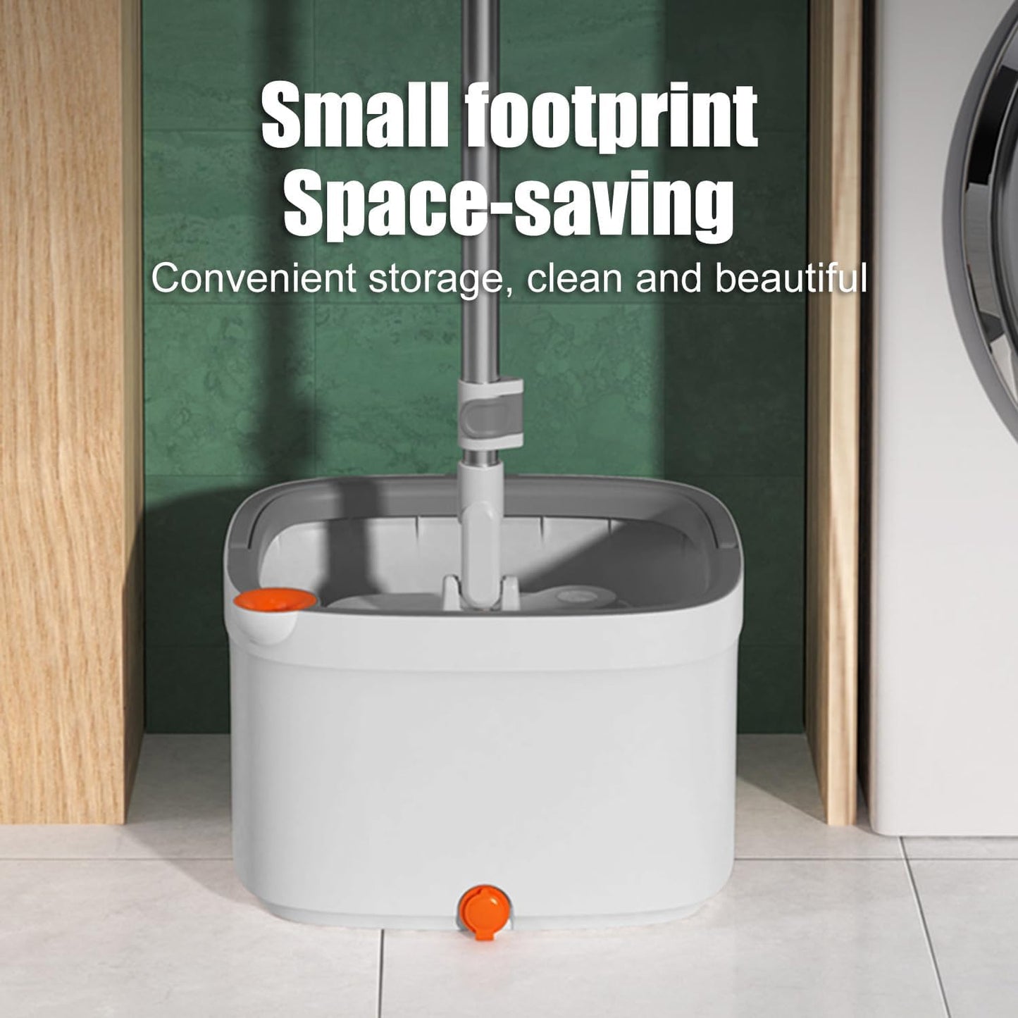 Square Spin Mop Bucket Set