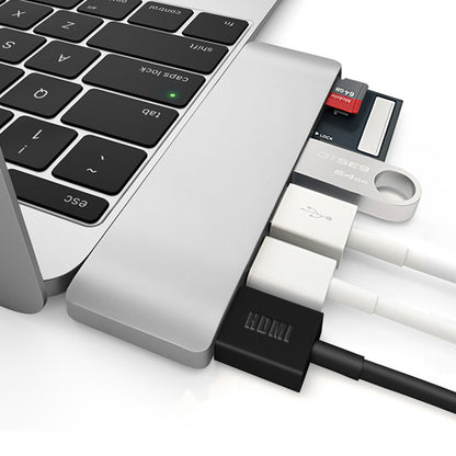 6-in-1 Ultimate USB-C Hub | 100W PD Fast Charging, 4K HDMI & High-Speed Data Dock - Aluminum Alloy