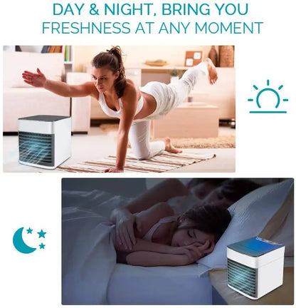 Portable Mini Air Cooler | Personal Desktop Fan & Cooler