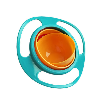 360° Rotating Gyro Bowl | Spill-Proof Self-Leveling Feeding Dish for Toddlers & Children