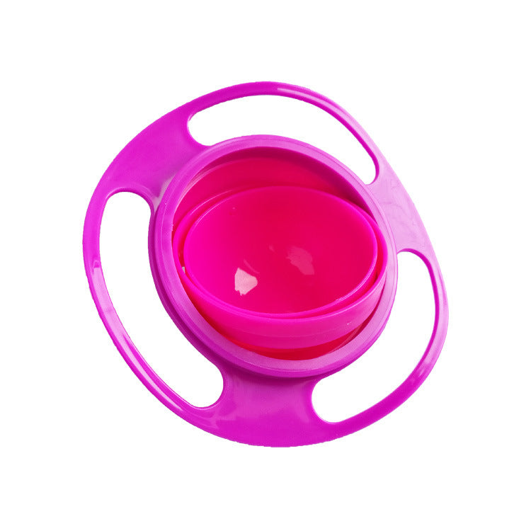 360° Rotating Gyro Bowl | Spill-Proof Self-Leveling Feeding Dish for Toddlers & Children