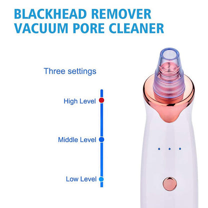 Professional Pore Vacuum & Blackhead Remover | 5-in-1 Facial Treatment