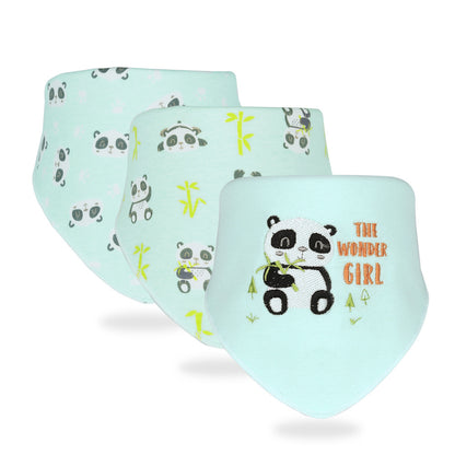 Organic Cotton Baby Bandana Bibs – Absorbent & Soft Drool Bibs (3-Piece Set)