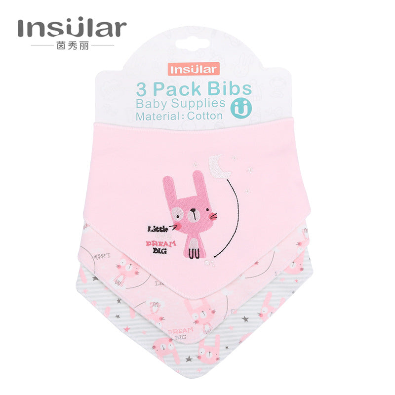 Organic Cotton Baby Bandana Bibs – Absorbent & Soft Drool Bibs (3-Piece Set)
