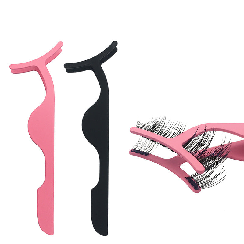 Professional False Eyelash Applicator Tweezers – Precision Makeup Tool for Mink & Strip Lash Application