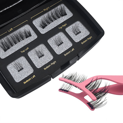 Professional False Eyelash Applicator Tweezers – Precision Makeup Tool for Mink & Strip Lash Application