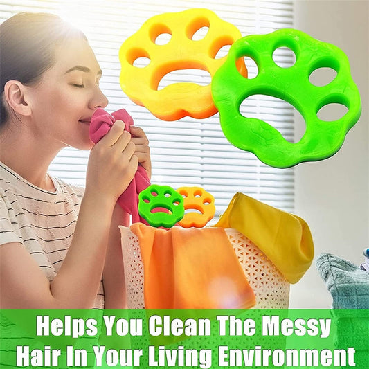 Ultimate Laundry Pet Hair Remover (4-Pack) | Eco-Friendly & Reusable 🐾