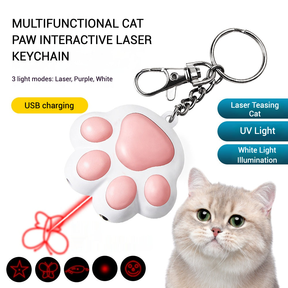 ⚡ Smart Interactive Training Pointer | 5-Pattern Laser for Pets 🐾