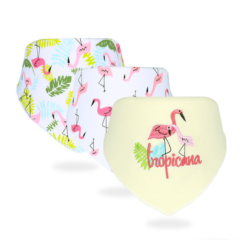 Organic Cotton Baby Bandana Bibs – Absorbent & Soft Drool Bibs (3-Piece Set)