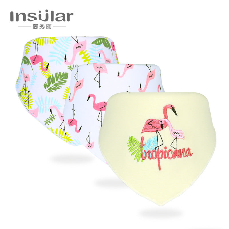 Organic Cotton Baby Bandana Bibs – Absorbent & Soft Drool Bibs (3-Piece Set)