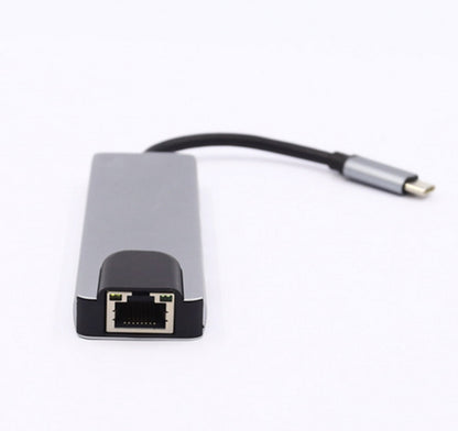 5-in-1 USB-C Hub | 4K HDMI, Ethernet, Dual USB – Slim Multi-Port Adapter for MacBook & Laptop