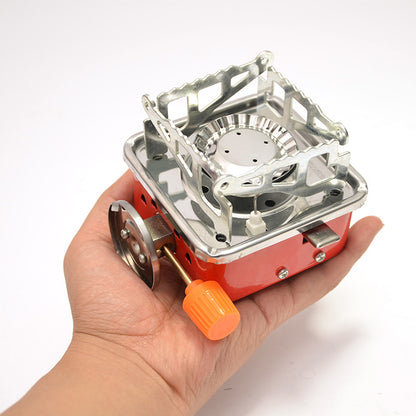 Foldable Camping Stove – Heavy Duty Stainless Steel Outdoor Gas Burner with Piezo Ignition