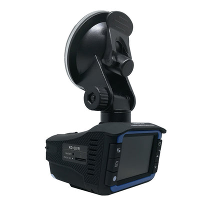 VGR-3 2-in-1 Dash Cam & Radar Detector – HD 720P Wide-Angle DVR with Full-Spectrum Alert System