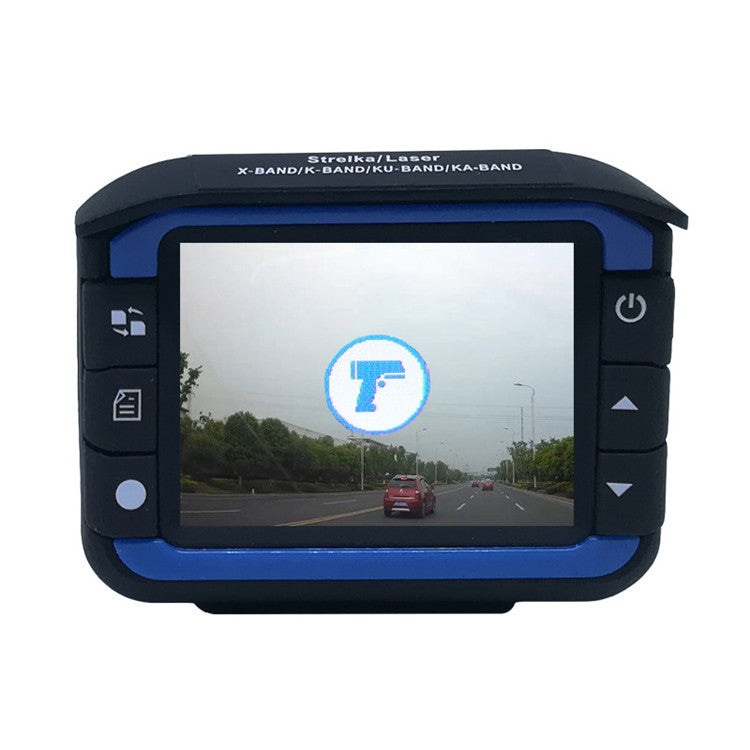 VGR-3 2-in-1 Dash Cam & Radar Detector – HD 720P Wide-Angle DVR with Full-Spectrum Alert System
