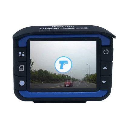 VGR-3 2-in-1 Dash Cam & Radar Detector – HD 720P Wide-Angle DVR with Full-Spectrum Alert System