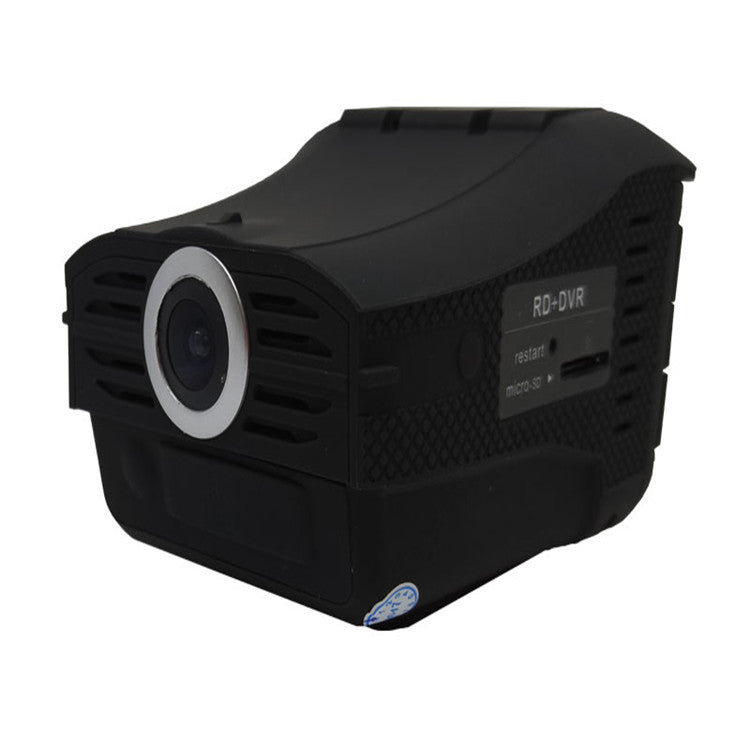 VGR-3 2-in-1 Dash Cam & Radar Detector – HD 720P Wide-Angle DVR with Full-Spectrum Alert System