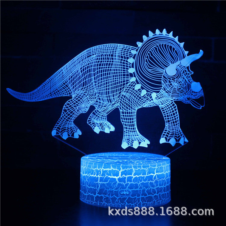 3D Magic Atmosphere Lamp | RGB Color-Changing Night Light with Touch & Remote