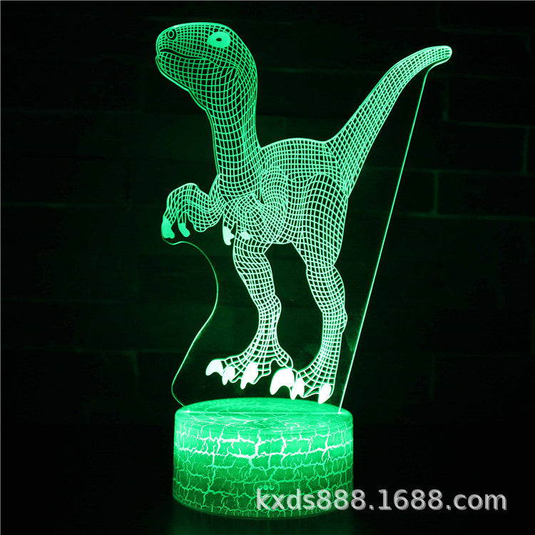 3D Magic Atmosphere Lamp | RGB Color-Changing Night Light with Touch & Remote