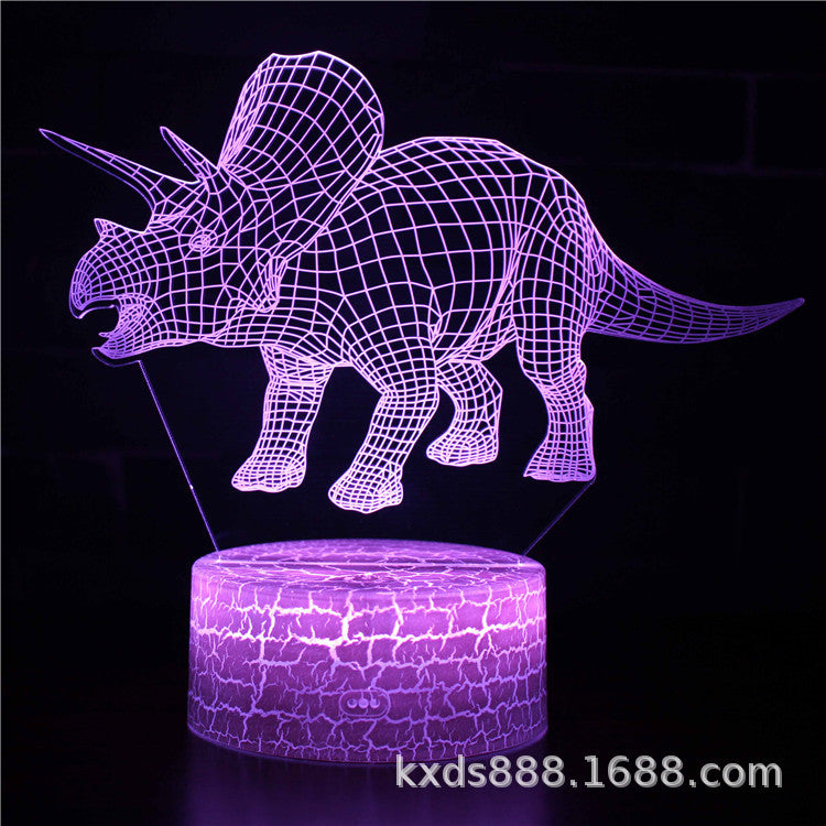 3D Magic Atmosphere Lamp | RGB Color-Changing Night Light with Touch & Remote