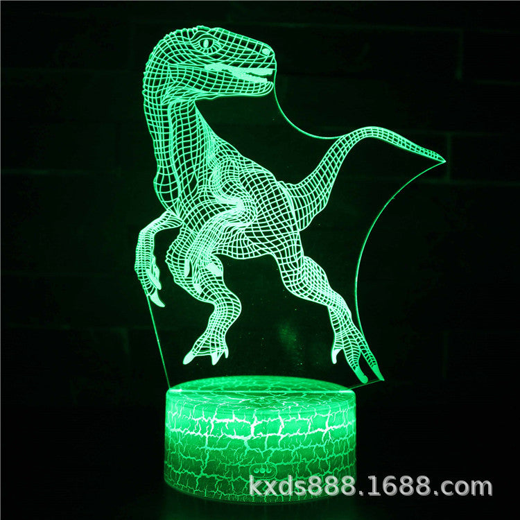 3D Magic Atmosphere Lamp | RGB Color-Changing Night Light with Touch & Remote