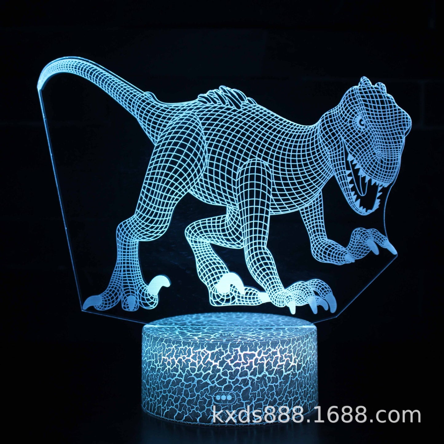 3D Magic Atmosphere Lamp | RGB Color-Changing Night Light with Touch & Remote