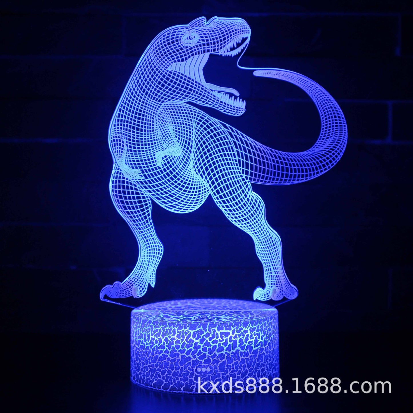 3D Magic Atmosphere Lamp | RGB Color-Changing Night Light with Touch & Remote