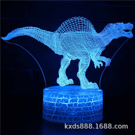 3D Magic Atmosphere Lamp | RGB Color-Changing Night Light with Touch & Remote