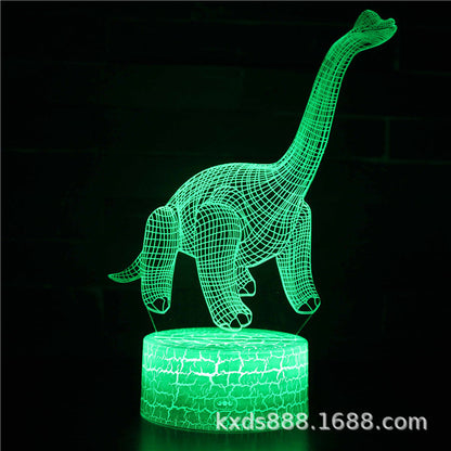 3D Magic Atmosphere Lamp | RGB Color-Changing Night Light with Touch & Remote
