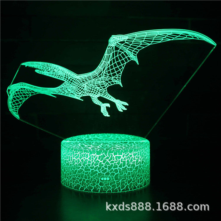 3D Magic Atmosphere Lamp | RGB Color-Changing Night Light with Touch & Remote