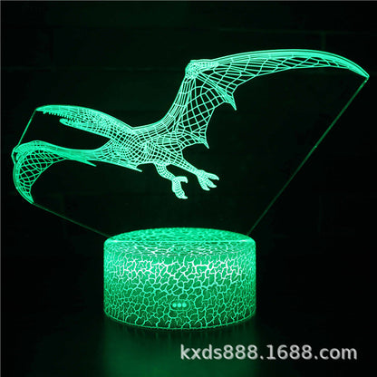 3D Magic Atmosphere Lamp | RGB Color-Changing Night Light with Touch & Remote