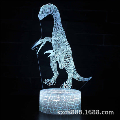 3D Magic Atmosphere Lamp | RGB Color-Changing Night Light with Touch & Remote