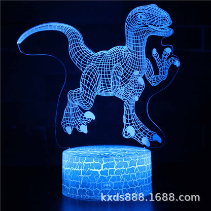 3D Magic Atmosphere Lamp | RGB Color-Changing Night Light with Touch & Remote
