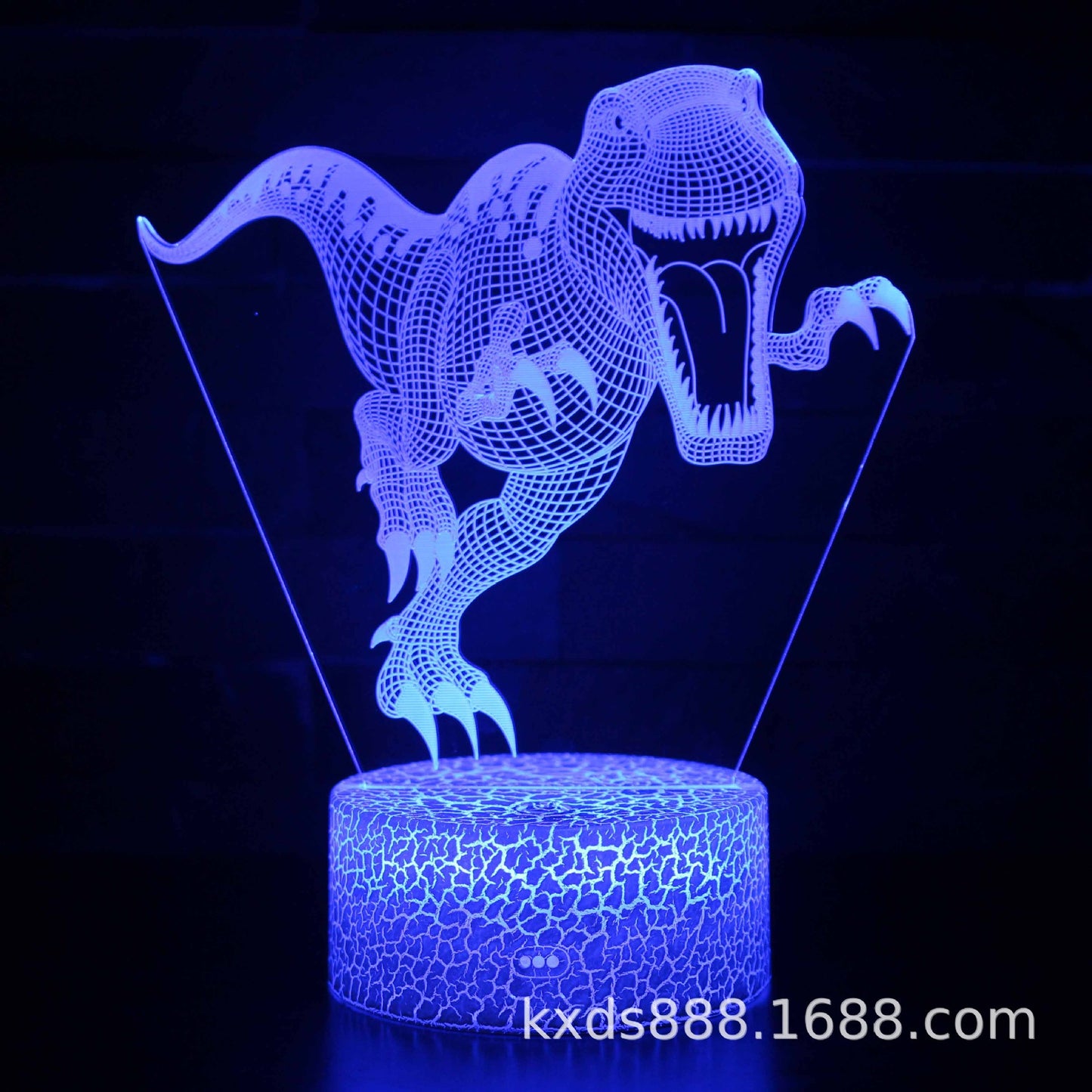 3D Magic Atmosphere Lamp | RGB Color-Changing Night Light with Touch & Remote