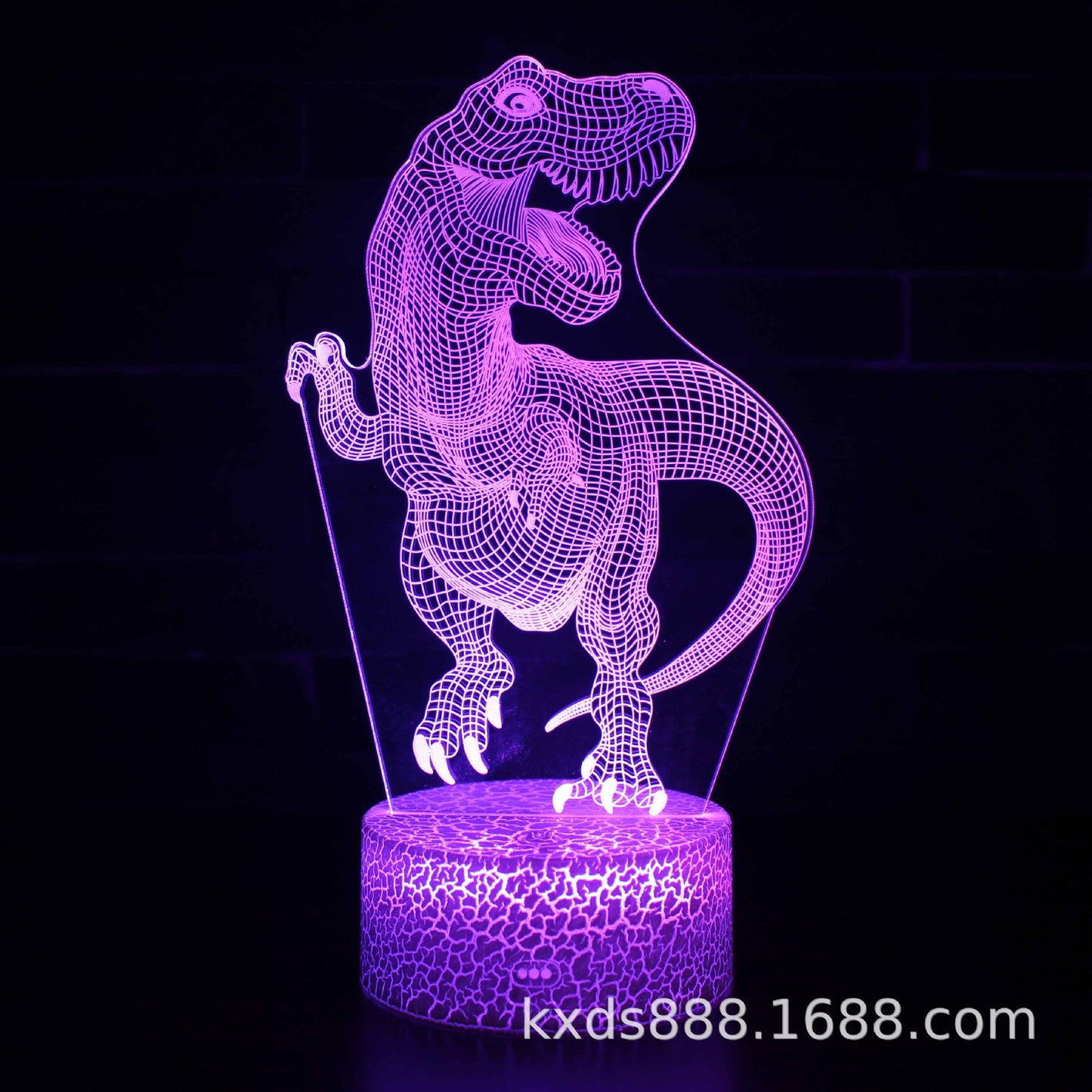 3D Magic Atmosphere Lamp | RGB Color-Changing Night Light with Touch & Remote