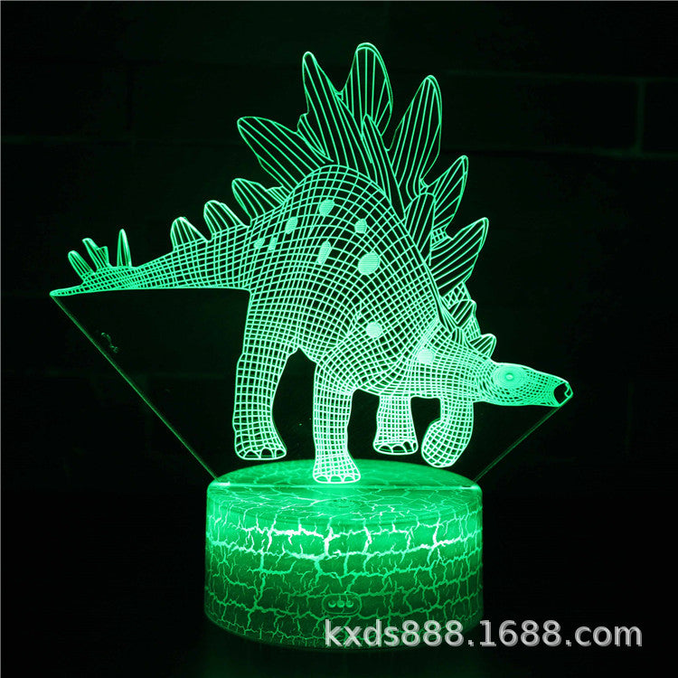 3D Magic Atmosphere Lamp | RGB Color-Changing Night Light with Touch & Remote