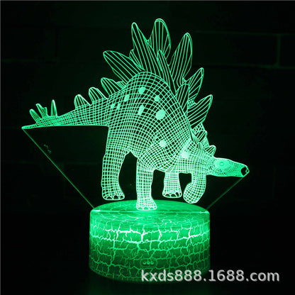 3D Magic Atmosphere Lamp | RGB Color-Changing Night Light with Touch & Remote