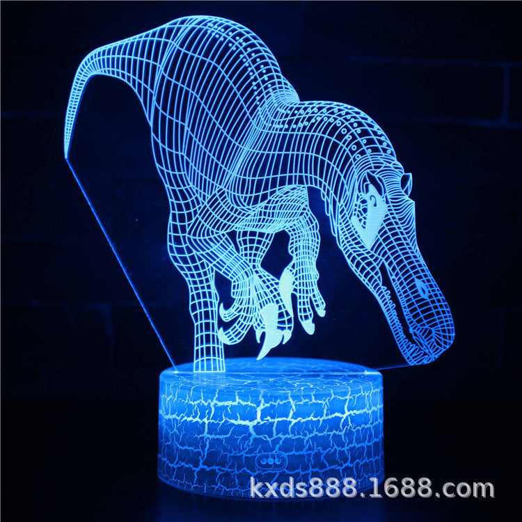 3D Magic Atmosphere Lamp | RGB Color-Changing Night Light with Touch & Remote