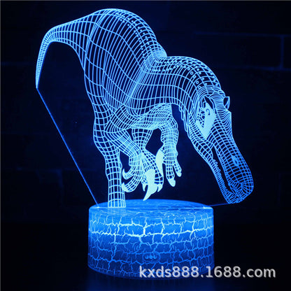 3D Magic Atmosphere Lamp | RGB Color-Changing Night Light with Touch & Remote